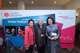 Ms Winnie Tam, Senior Counsel was invited to the concert sponsored by Shun Hing Group. Ms Cynthia Mong, Director of Shun Hing Electronic Trading Co., Ltd (first from left) and Ms Tisa Ho, Executive Director of Hong Kong Arts Festival (second from left) showed deepest appreciation to her presence.